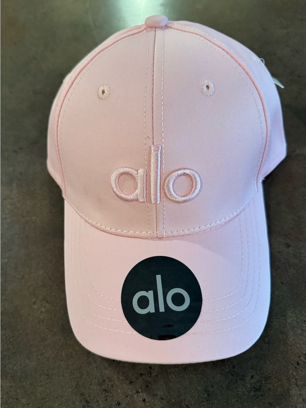 Light Pink cap with Embroidered letters